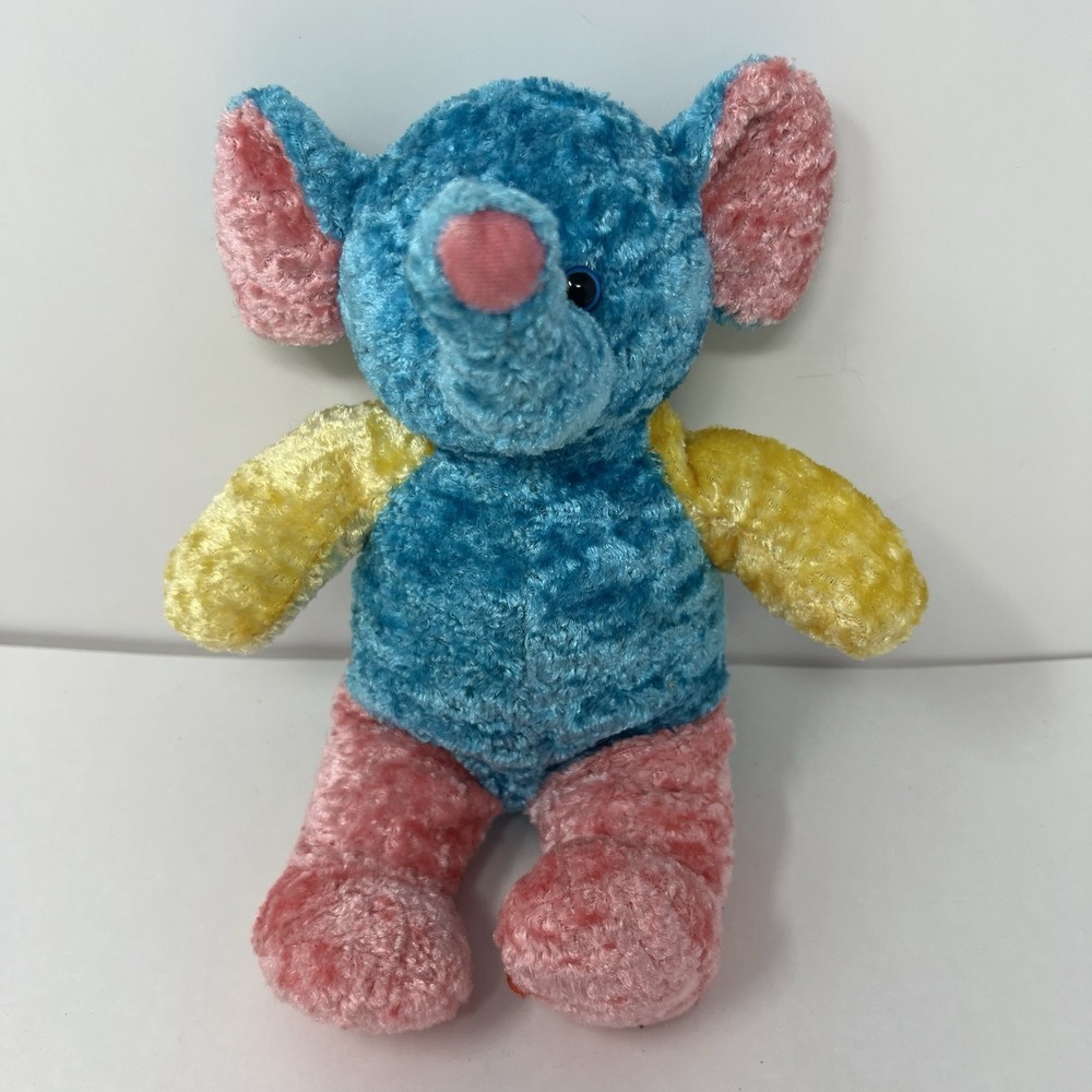 Sugar Loaf Elephant‎ Small Multicolor Soft Stuffed Animal Cuddling Plush Toy